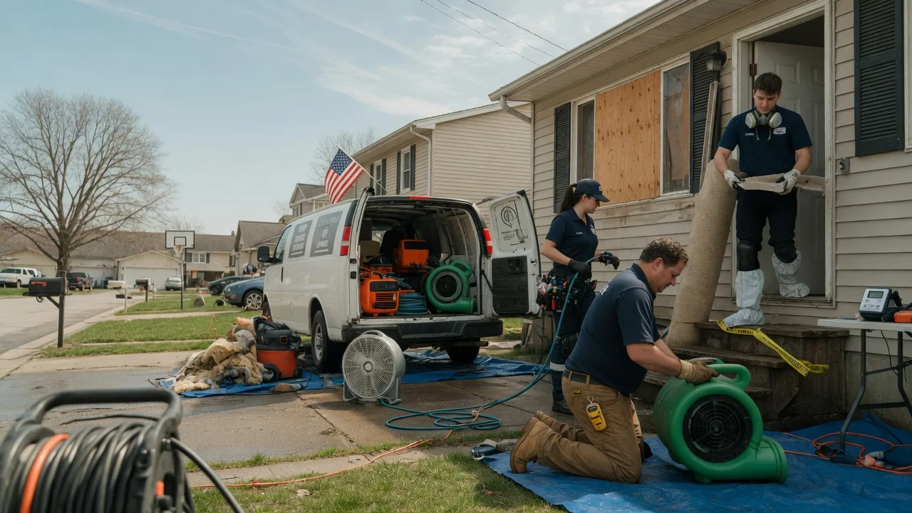 Water Damage Restoration in Lewisville, OH near me